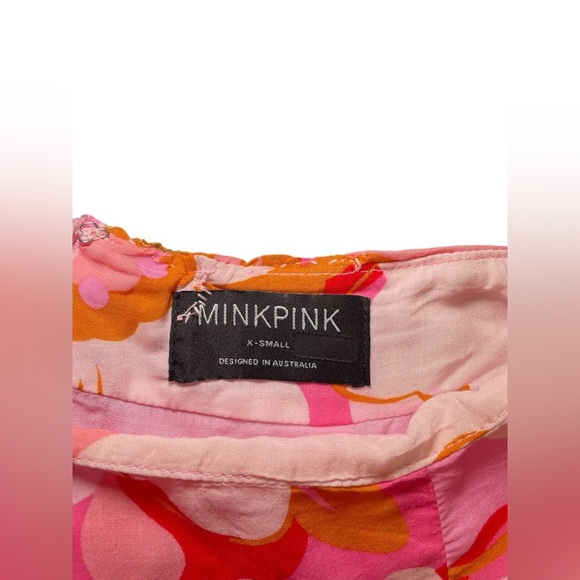 Mink Pink Josie Floral Pink Maxi Skirt Size XS - Picture 8 of 8